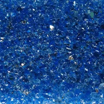 Marmorkiesel Farbton Glas Blau