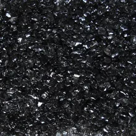 Marmorkiesel Farbton Glas Schwarz